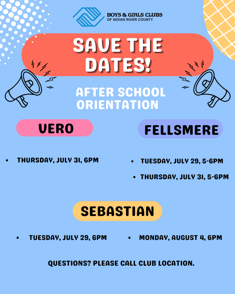 Save the Dates! updated